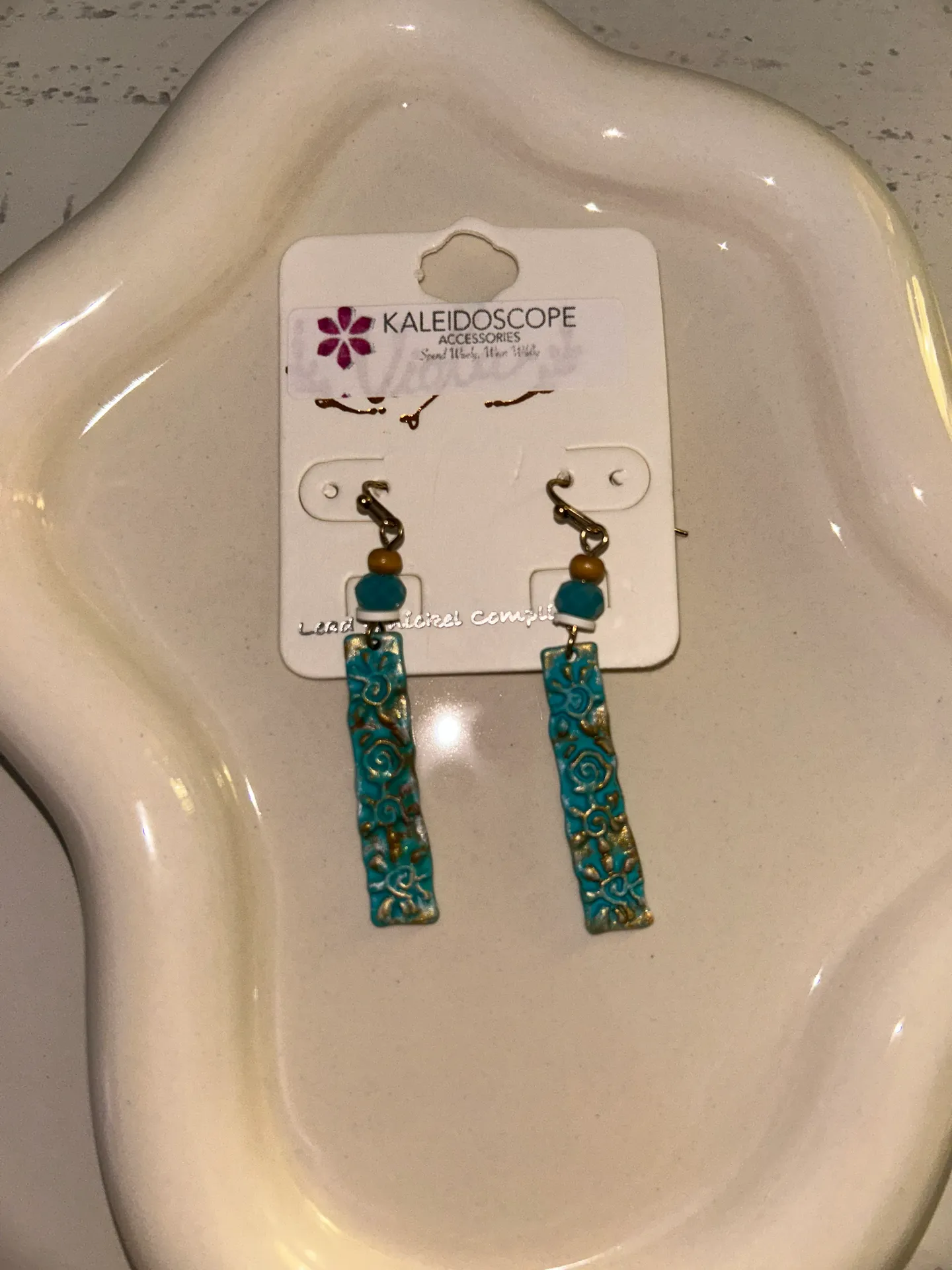 Teal Earrings - Image 2