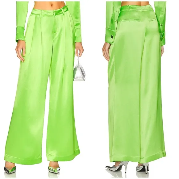 RETROFETE Pauletta Pant In Lime Punch - Image 2