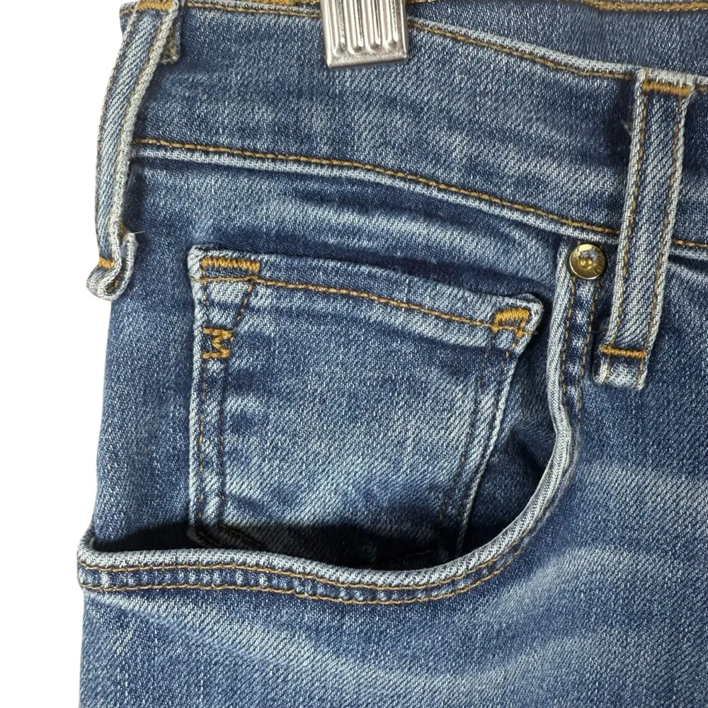 McGuire Anthropologie Bessette High-Rise Culotte Flare Jeans Blue Size 26 - Image 4