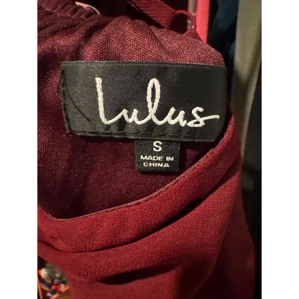 Lulus Mythical Kind of Love Wine Red Maxi Dress burgundy small - Image 12