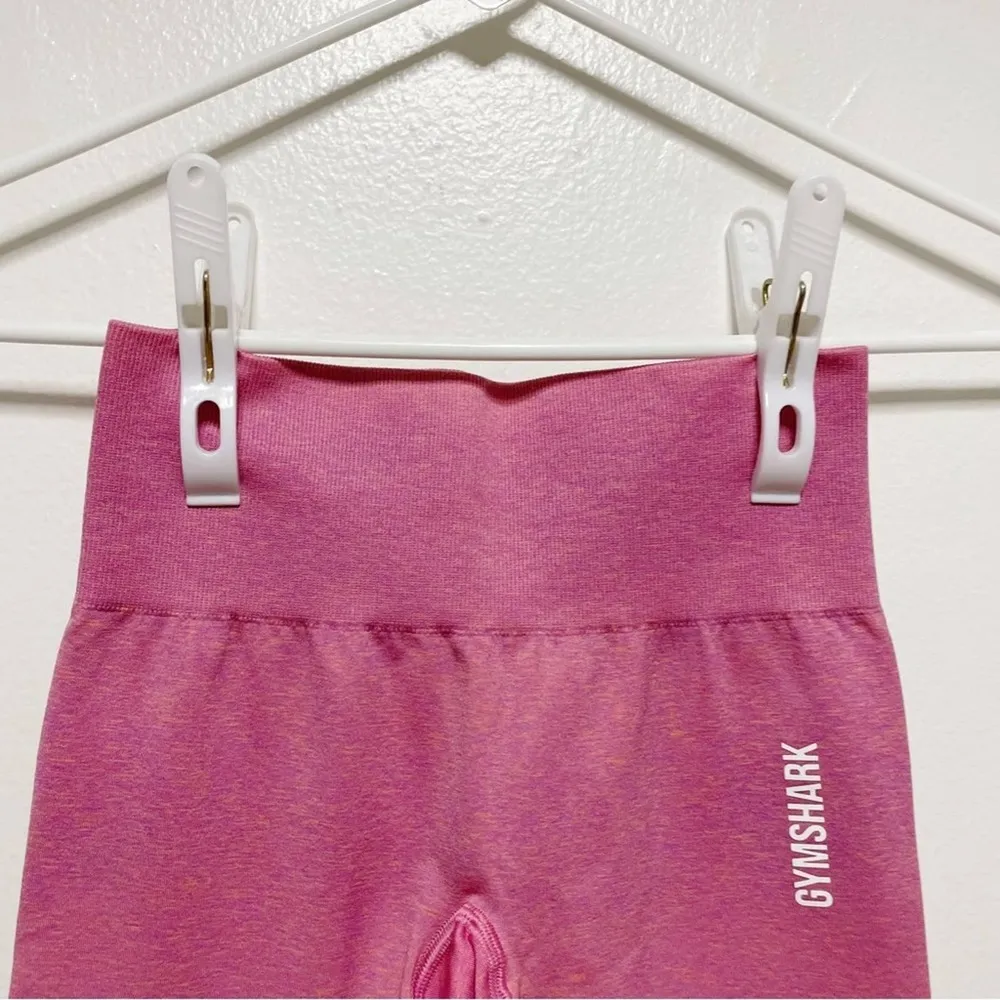 Gymshark Adapt Ombre Seamless Pink Orange Leggings - Image 5