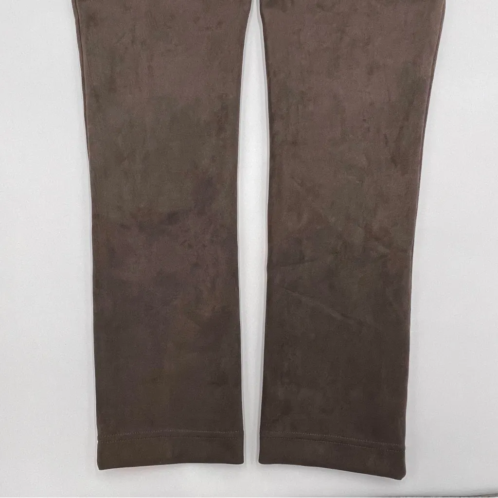Andrew Marc Faux‎ Suede Pants Stretch Slim Fit Super Soft Pull-On Style Office - Image 8