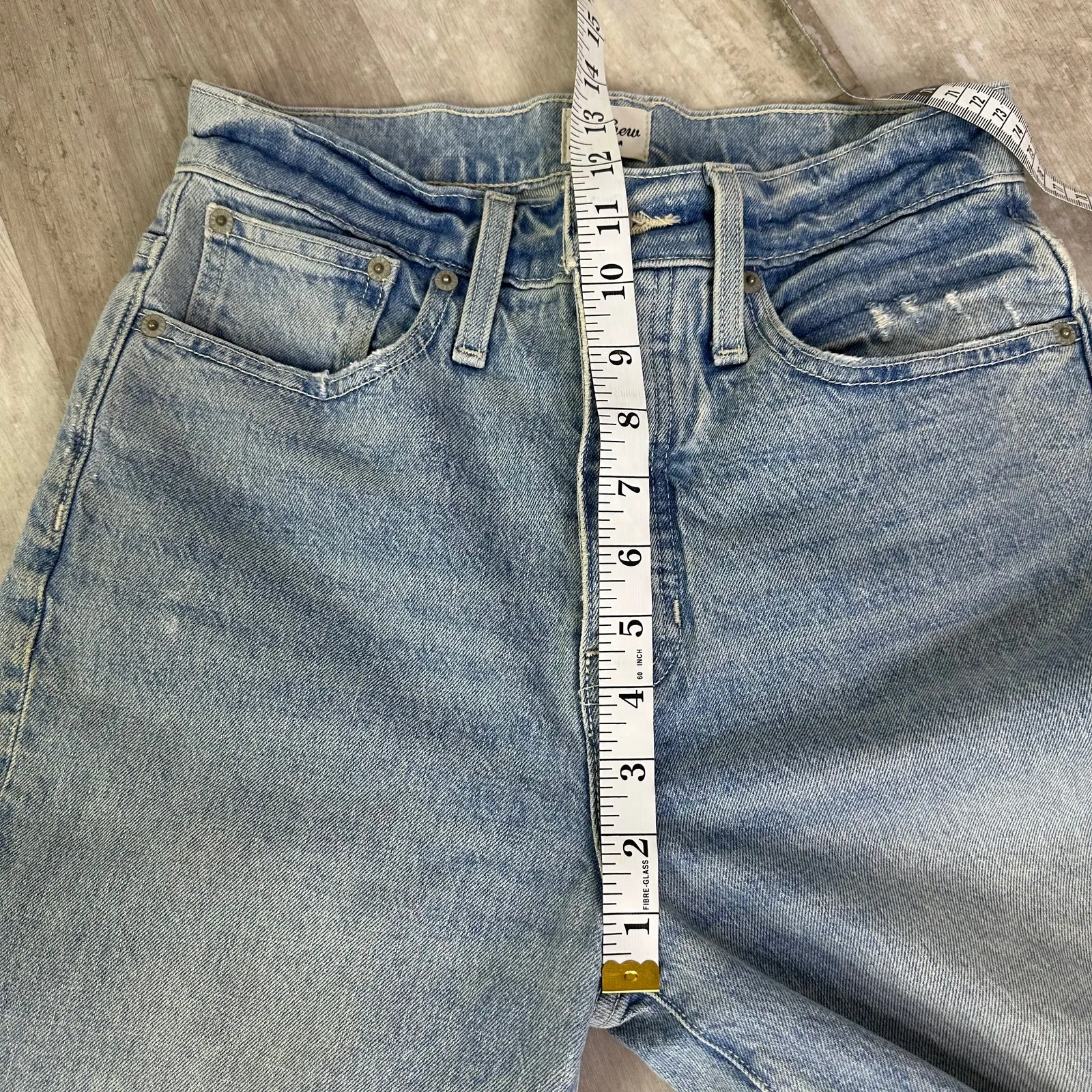 J.Crew Slouchy boyfriend jeans in Cowboy wash size 25 - Image 9