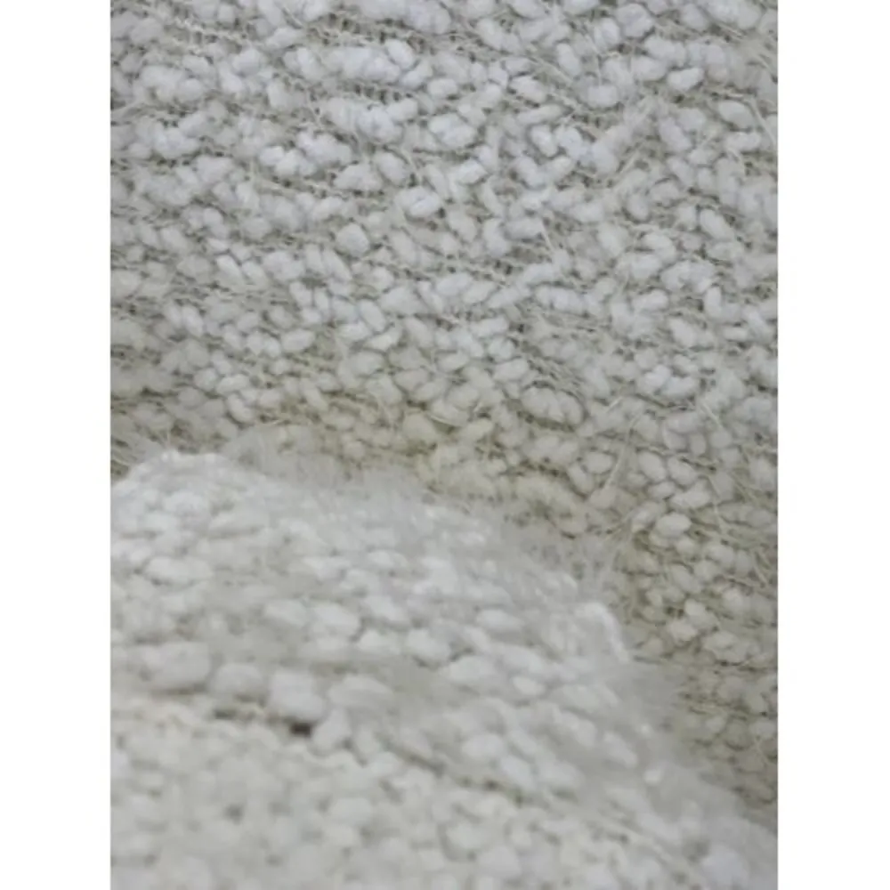 Trouve Women's Sweater Dress Solid White Long sleeve Size Medium Large Mock Neck - Image 9