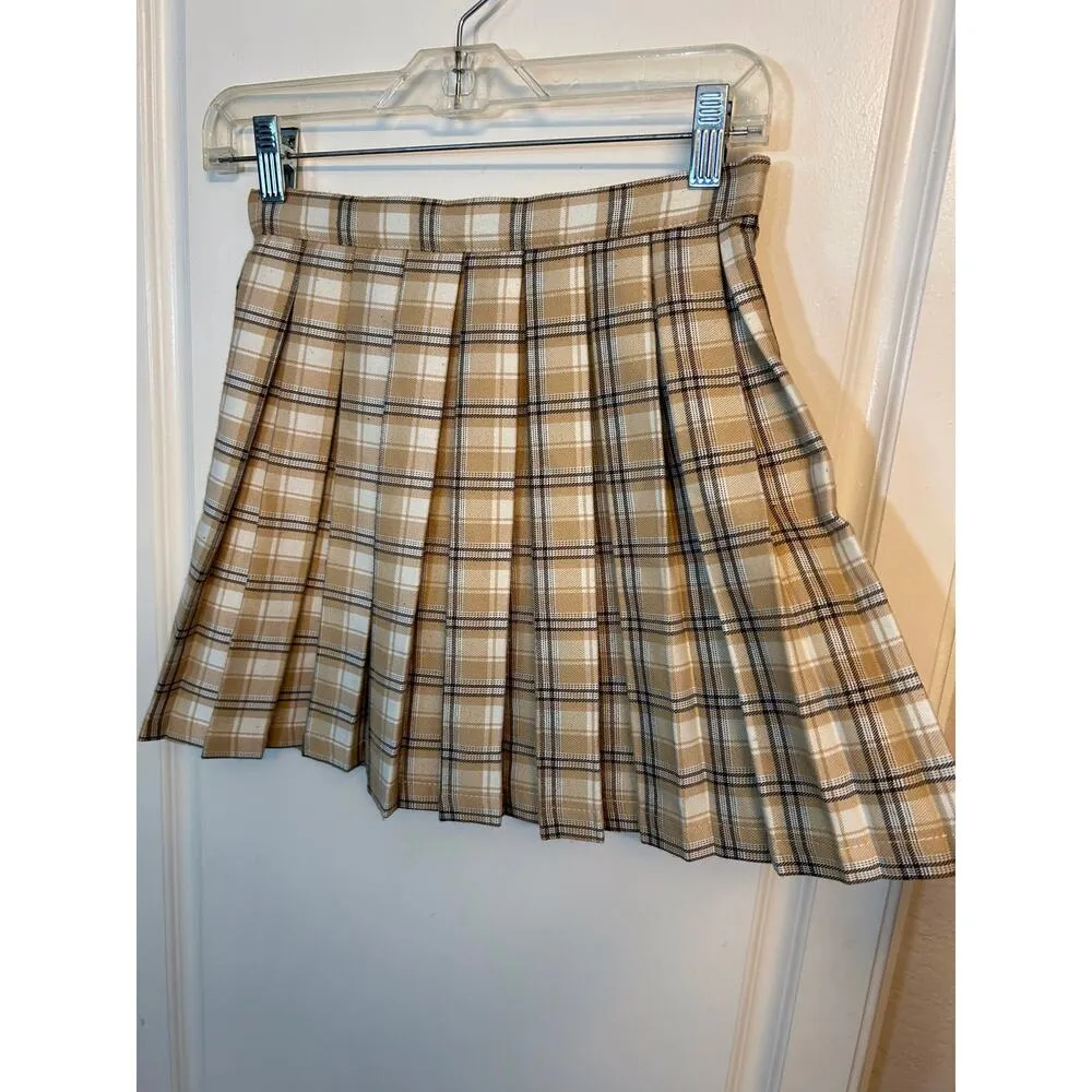 Cali 1850 pleated plaid mini skirt - Image 6