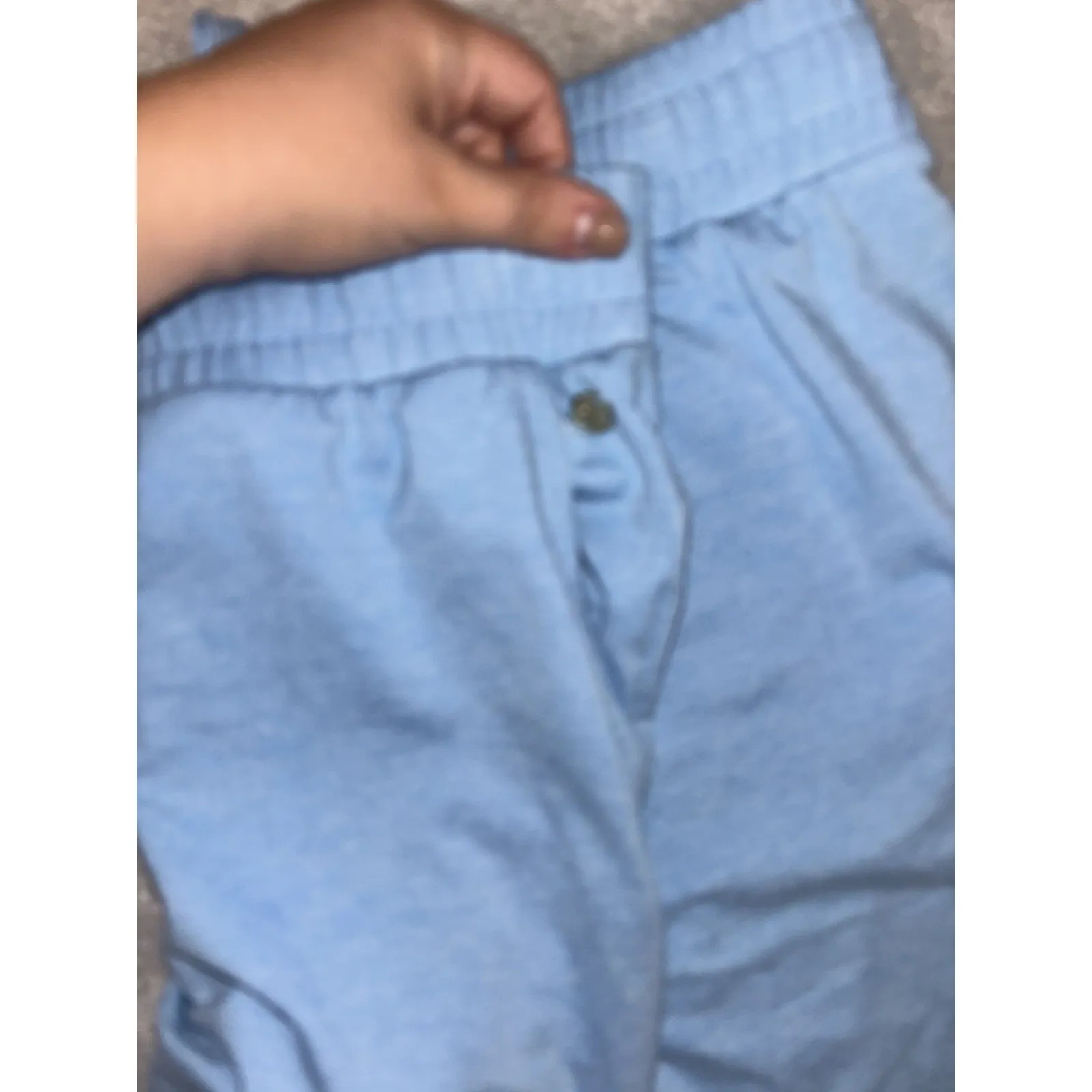 LILLY‎ PULITZER UPF 50 Lillabeth Pant Crop Heathered Frenchie blue size Xs - Image 7