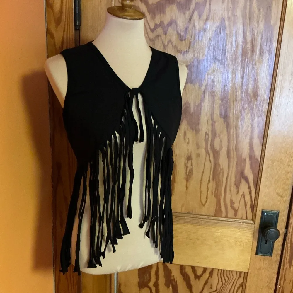 Grateful Dead The Wheel Fringed Vest - Image 2