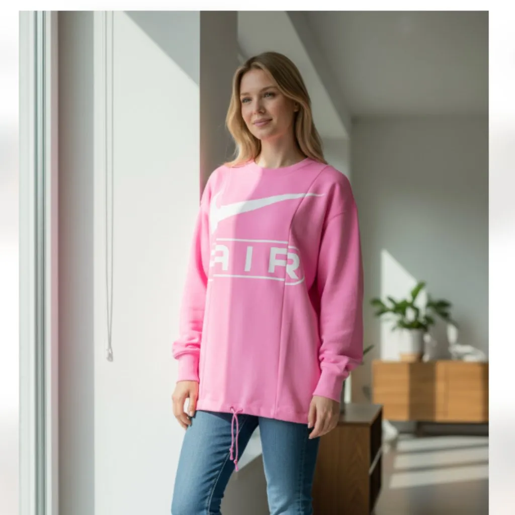 NWT Nike Lightweight Crewneck Sweatshirt Air Over-oversized Large - Image 2