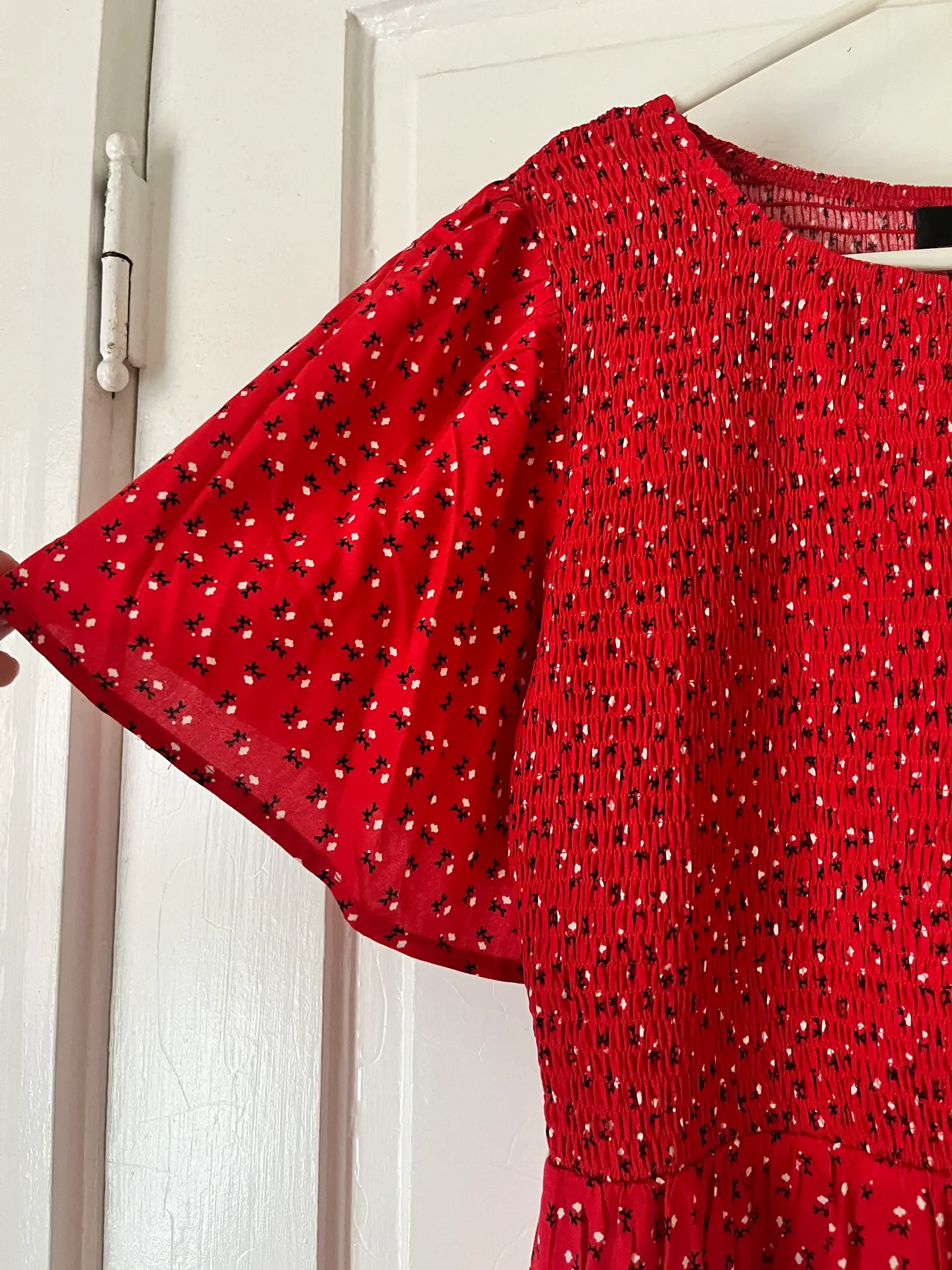 Zesica Floral Red Dress - Image 2