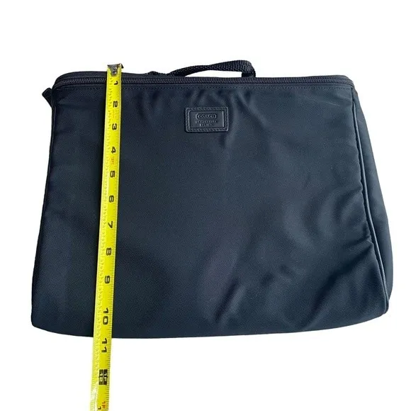 Coach Laptop Tablet Travel Work Bag‎ Black - Image 5