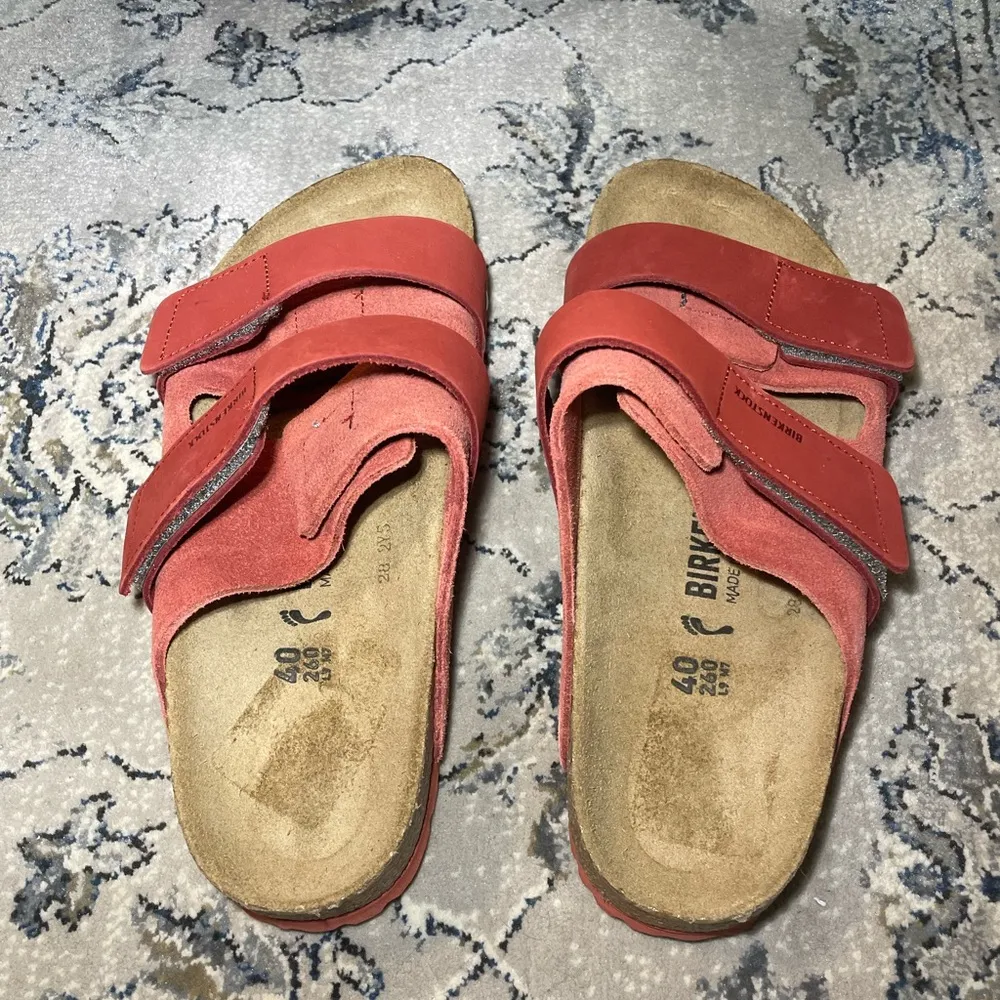 Birkenstock Uji Nubuck-Suede Leather in Sienna Red - Image 7