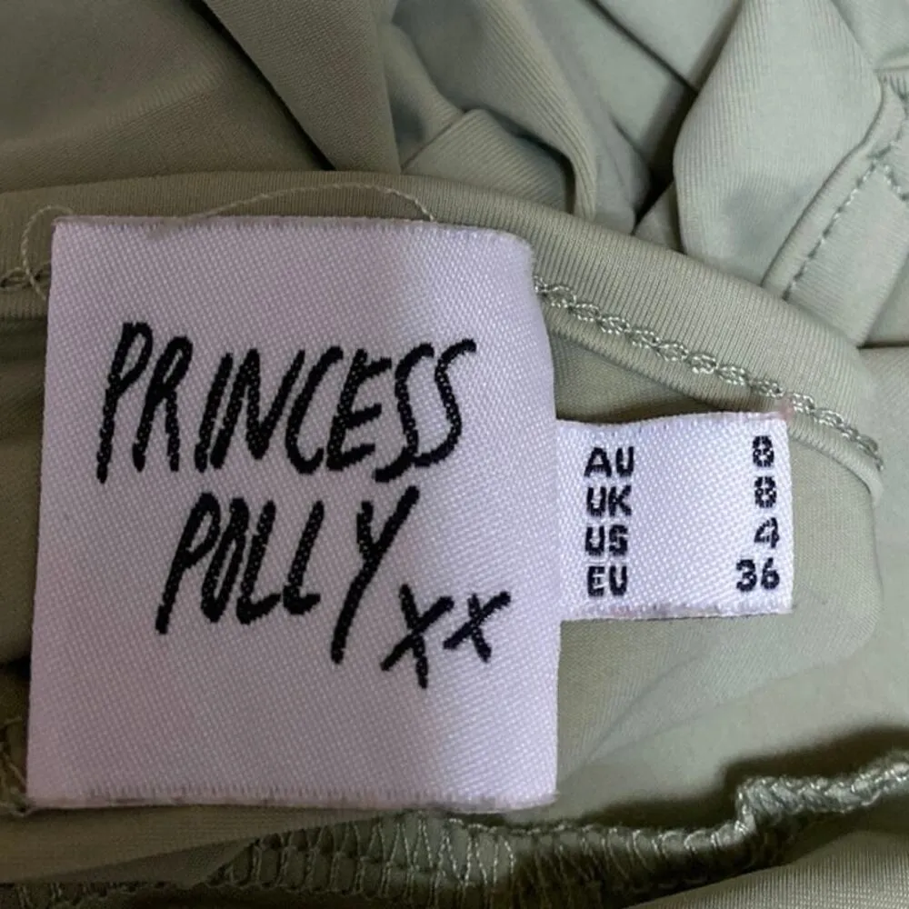 Princess Polly Women's Green Long Sleeve Stretch Cardigan Bolero Crop Top Size 4 - Image 4