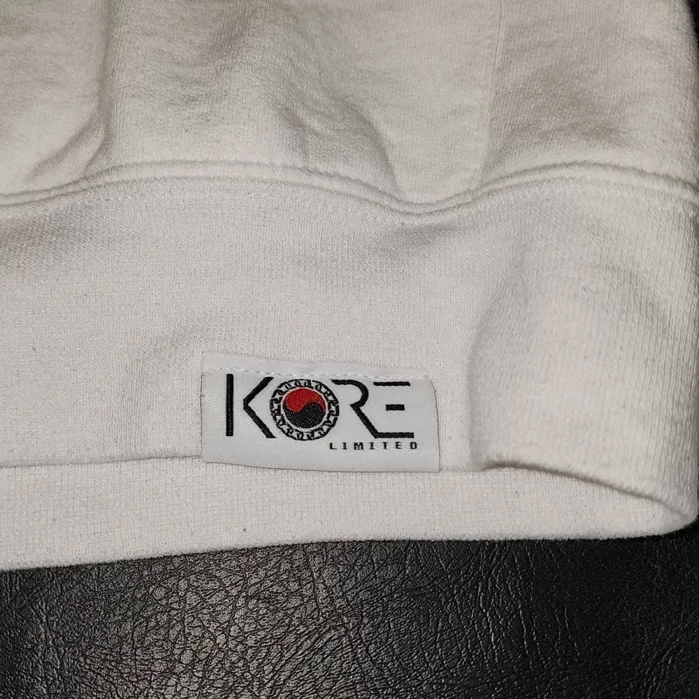 Kore Limited Womens Embellished Have A Nice‎ Day Hoodie Small White - Image 3