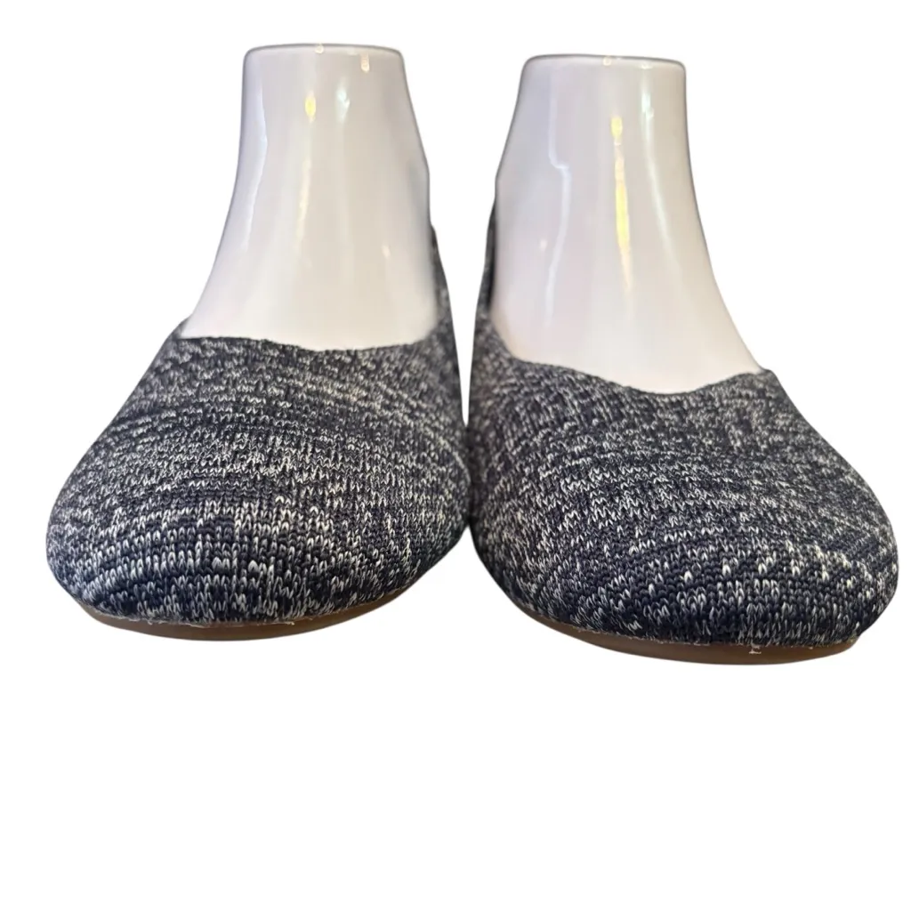 Stylish Blue‎ knit Women's ballet flats Shoes size 9.5 Blue - Image 3