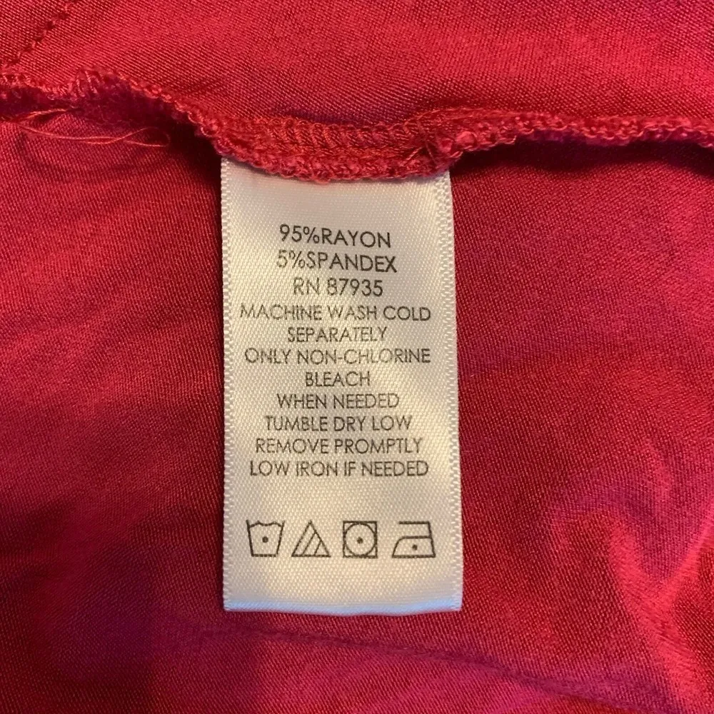 LOGO by Lori Goldstein Plus Size 1X Pink Open Front Drape Cardigan Sweater - Image 5