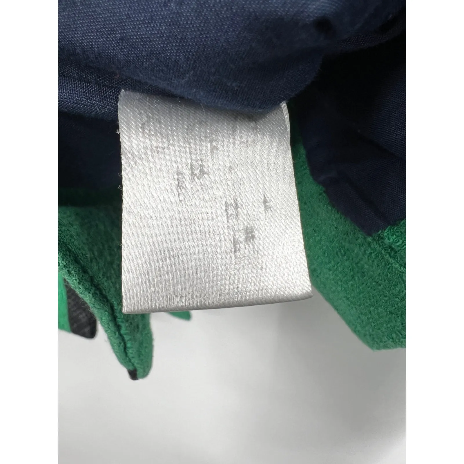 Sea New York Green Black Perforated Leather Zip Up Blazer Jacket‎ Size 4 - Image 3