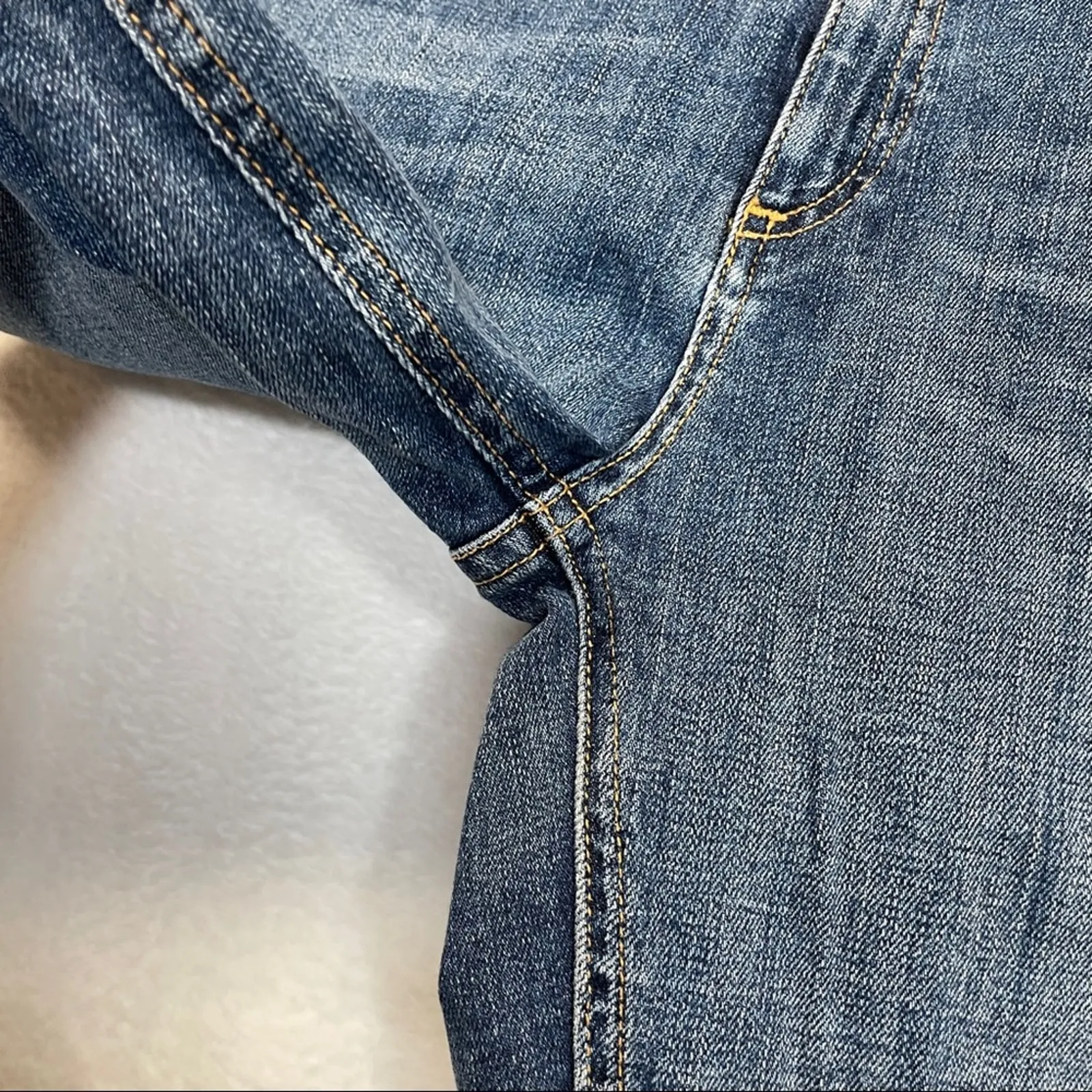 Rag & Bone Hana High Rise Slim Fit Cropped Bootcut Fringe Hem Jeans Size 26‎ - Image 5