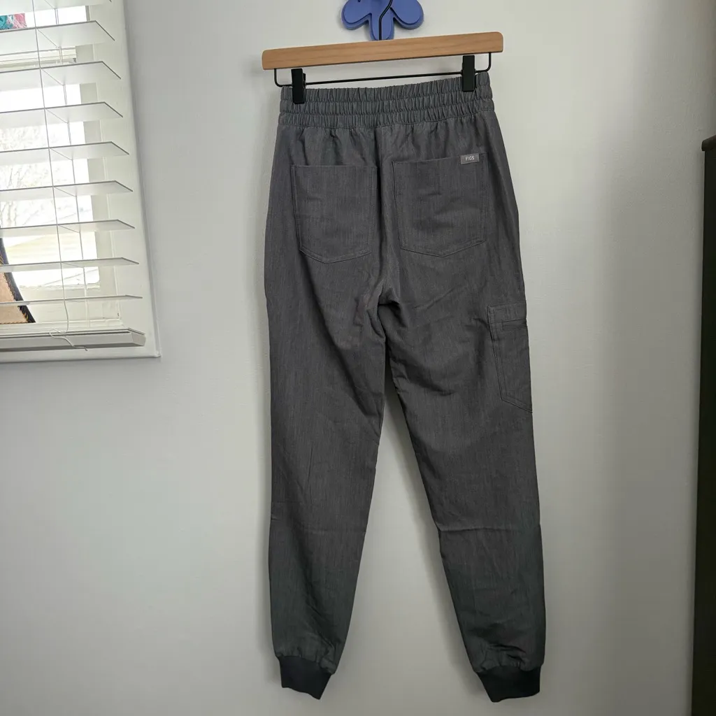 Figs XXS NEW Zamora High Waisted Pants Graphite Grey Nurse Doctor Dentist - Image 3