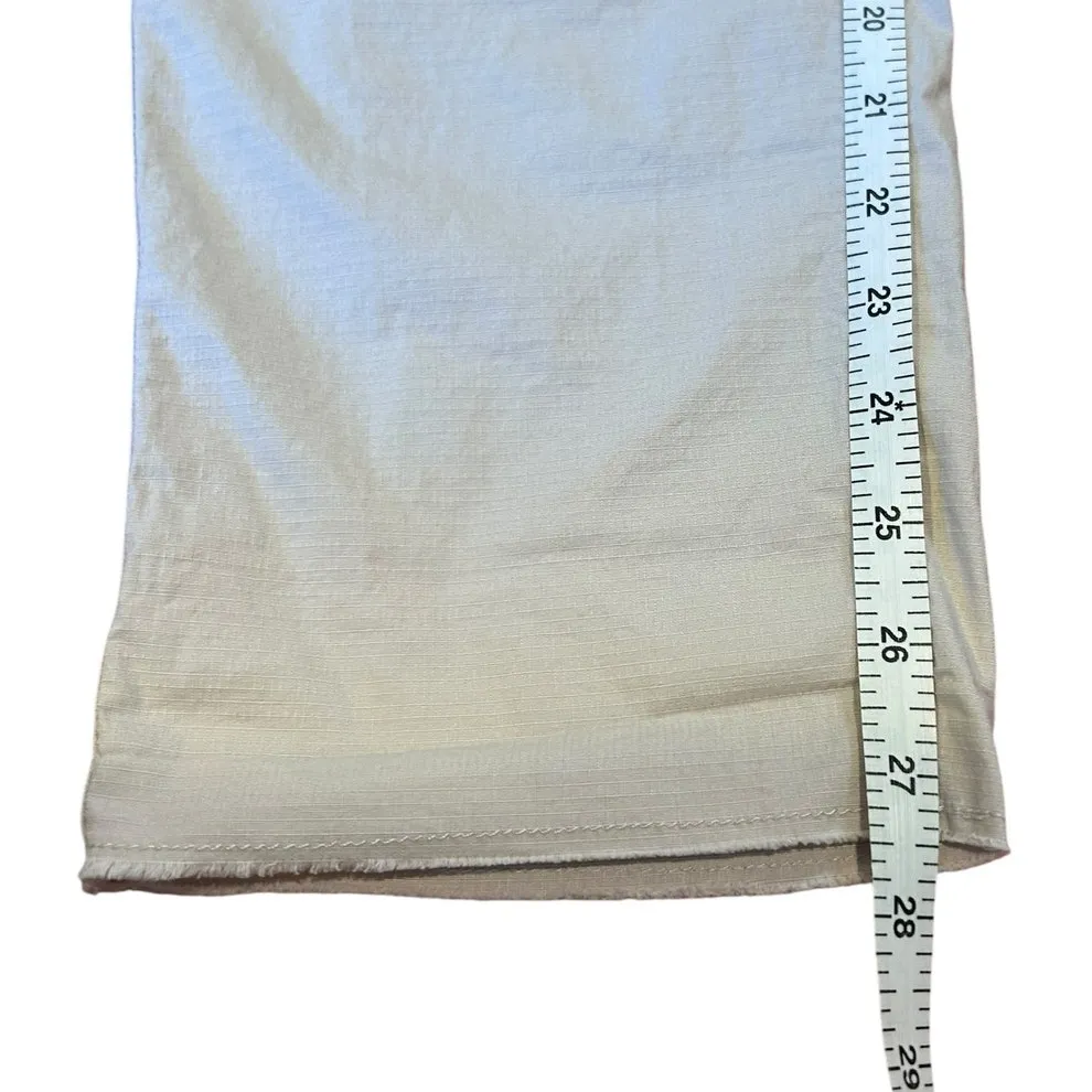 VUORI Khaki Lightweight Ripstop Hiking Outdoors Raw Hem Drawstring Women's XL - Image 6