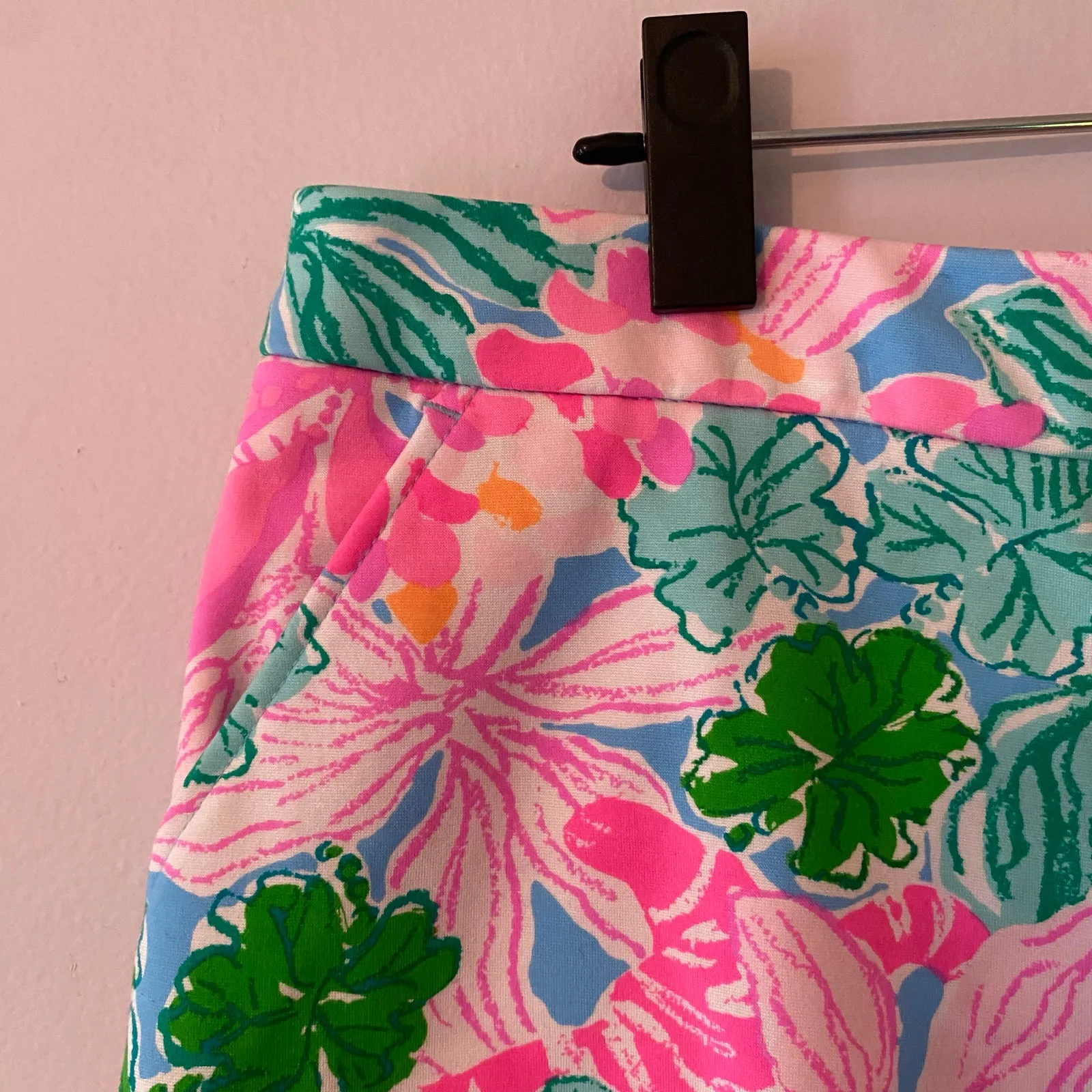Lilly Pulitzer Colette Skort Colorful Floral Mini Bright Preppy Women's size 12 - Image 3
