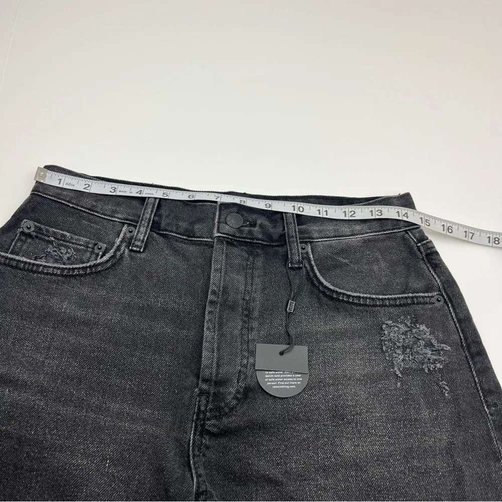 Rails The Fairfax High Rise Cutoff Short Womens SZ 28 Faded Black Denim Jean NEW - Image 5