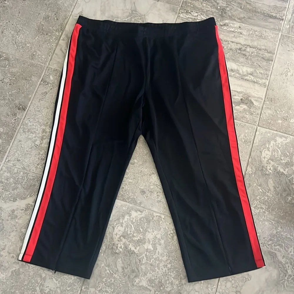 Wild Fable Black High-Rise Track Pants w/Zippered Slits, Size 3X New w/Tag - Image 6