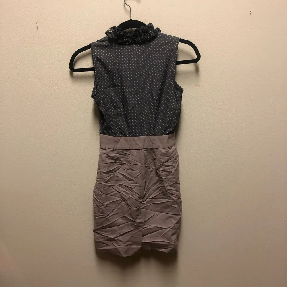 Loft Ruffle Dotted Dress - Image 3