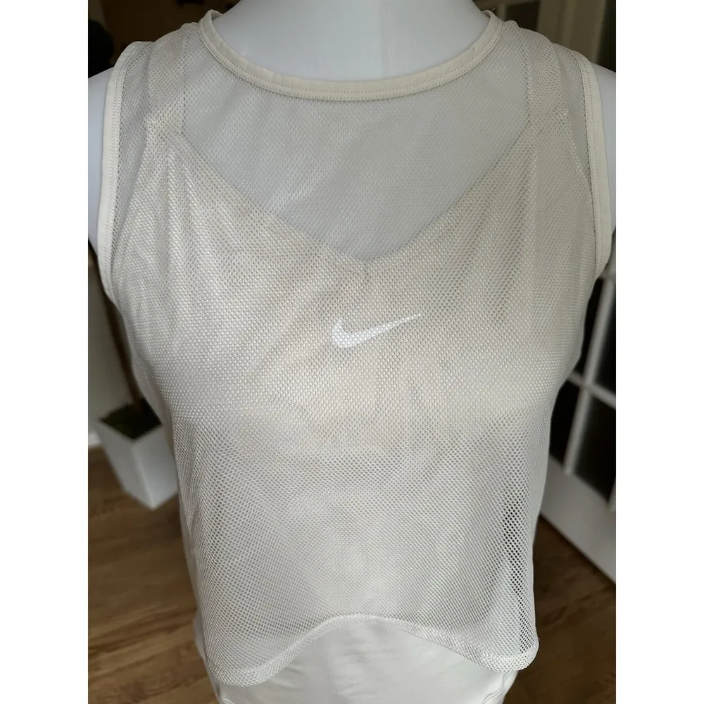 Nike Court Elevated Essential Dry Tank light orewood brown/white Tennis Top M - Image 5