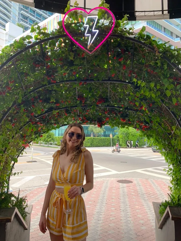 Yellow And White Striped Set Size M - Image 2