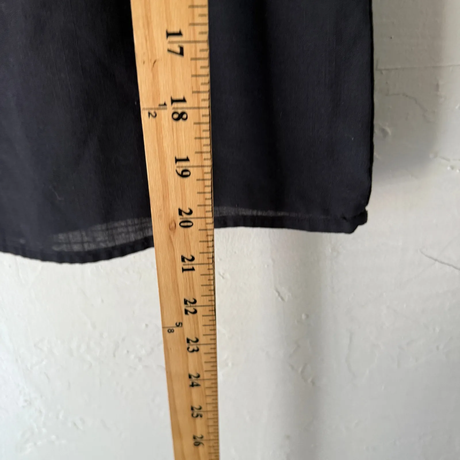 Vintage 60s Land ‘n Sea Black Embroidered Blouse Made in USA‎ Minimalist Top M Size M - Image 8