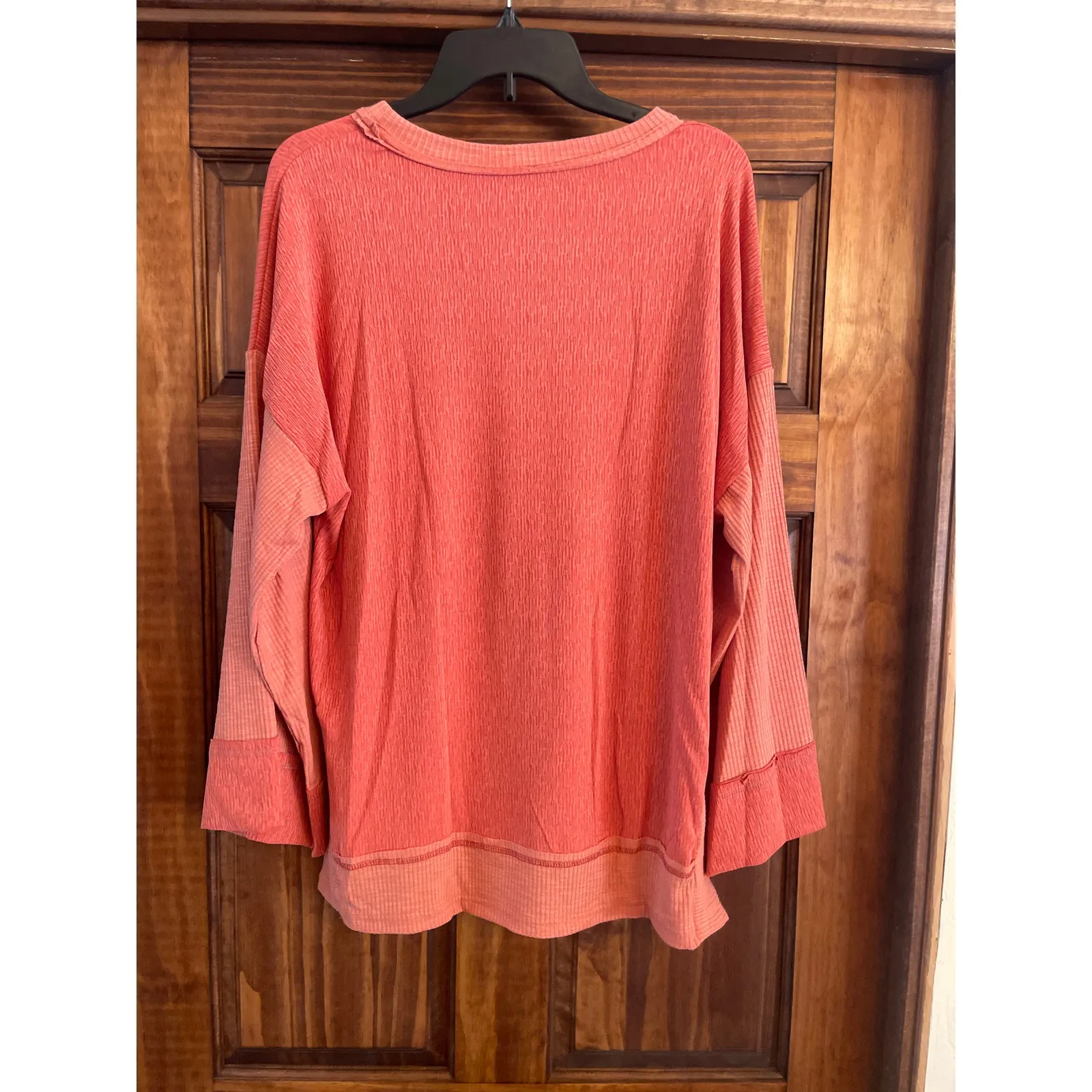 White Birch With Me textured boho top Small - Image 5