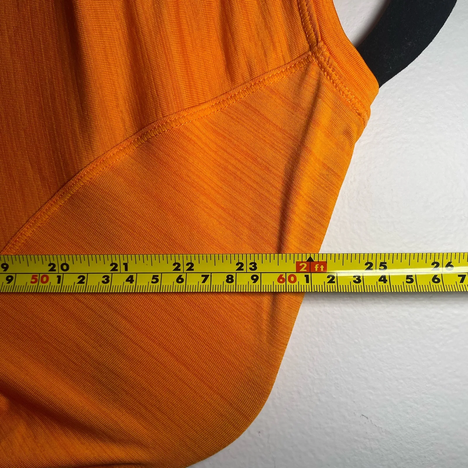 Athleta Bright Orange Long Sleeve Quarter Zip Running Top Women's size XXS - Image 8