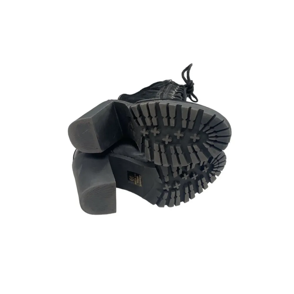 Soda Womens  Black Shoes Ankle Boots High Heeled size 8.5  SKU 1523 - Image 4