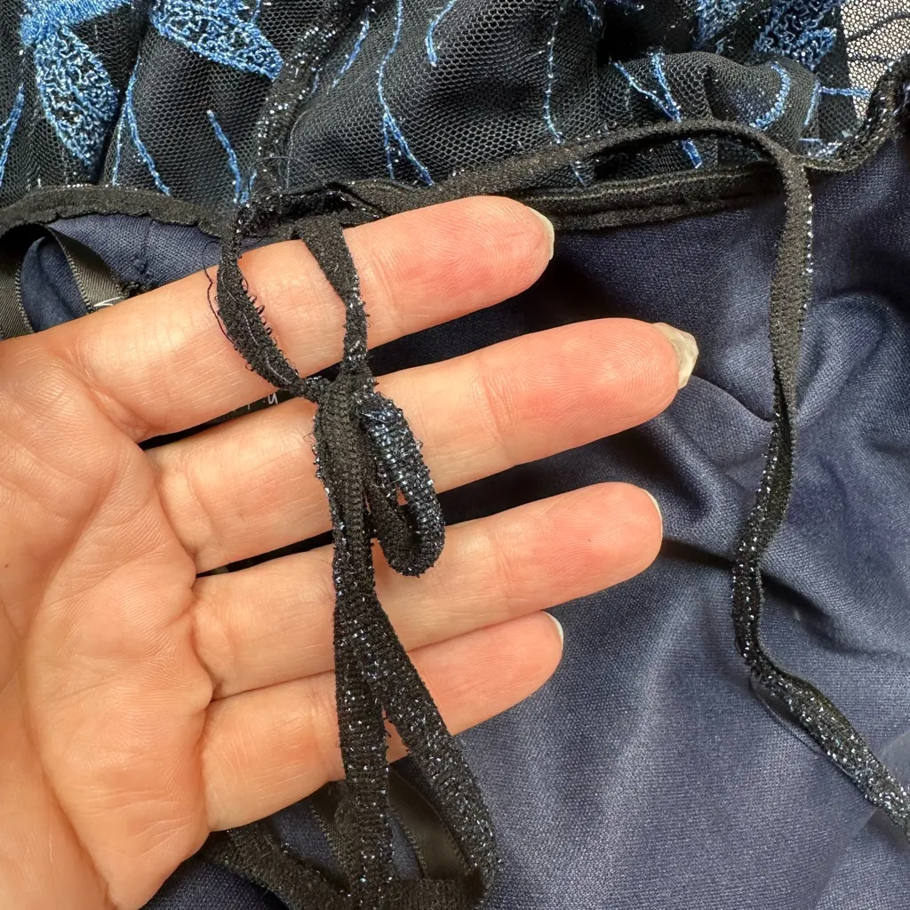 Vintage Nicole Miller Y2K 90’s MidSummer Nights Dream Dragonfly Dress Size 14 - Image 11