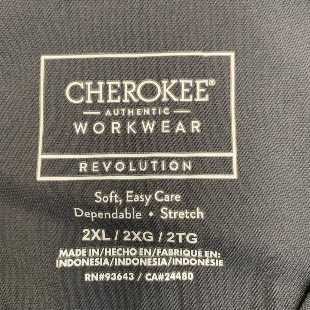 Cherokee  Authentic Workwear in Pewter. - Image 6