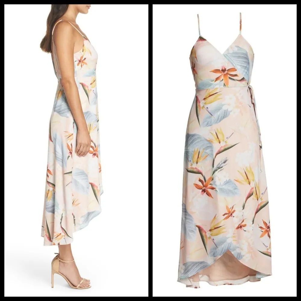 💕SHOW ME YOUR MUMU Meghan Floral Maxi Wrap Dress ~ Paradise Party Small S NWT - Image 5