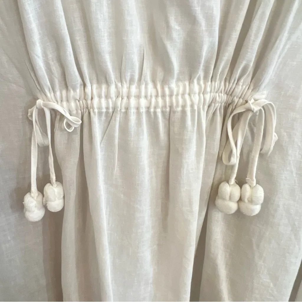 J Jill Womens Linen Blend Oversized Tunic Top Size 3X Beachy Mature Loose Travel - Image 5