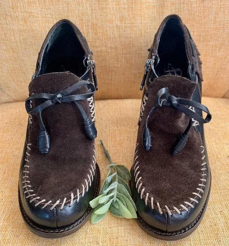 B Makowsky Heeled Loafer Shoe 8.5 - Image 3