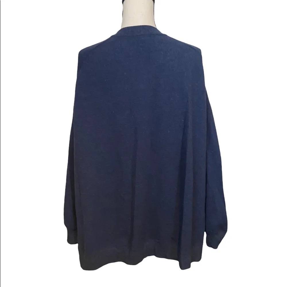 Wildfox Size XXL Navy Good Vibes Rainbow Spellout Crewneck Sweatshirt. - Image 3