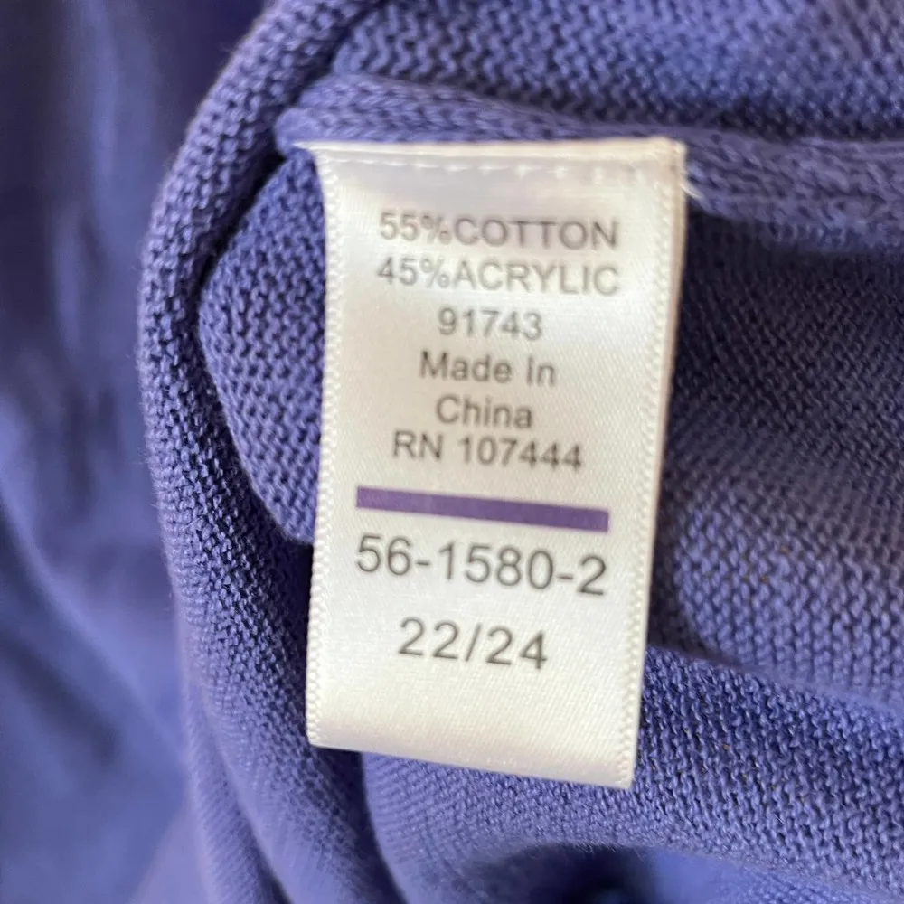 Jessica London Purple Sweater Cardigan, New, 22/24 - Image 5