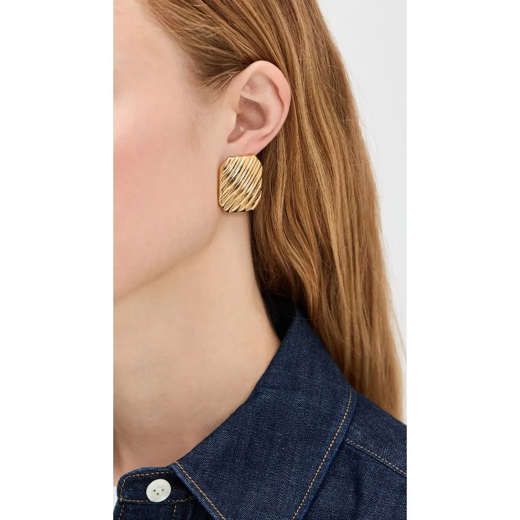 Heaven Mayhem Treat Earrings in Gold with box Womens Drop Dangle - Image 3