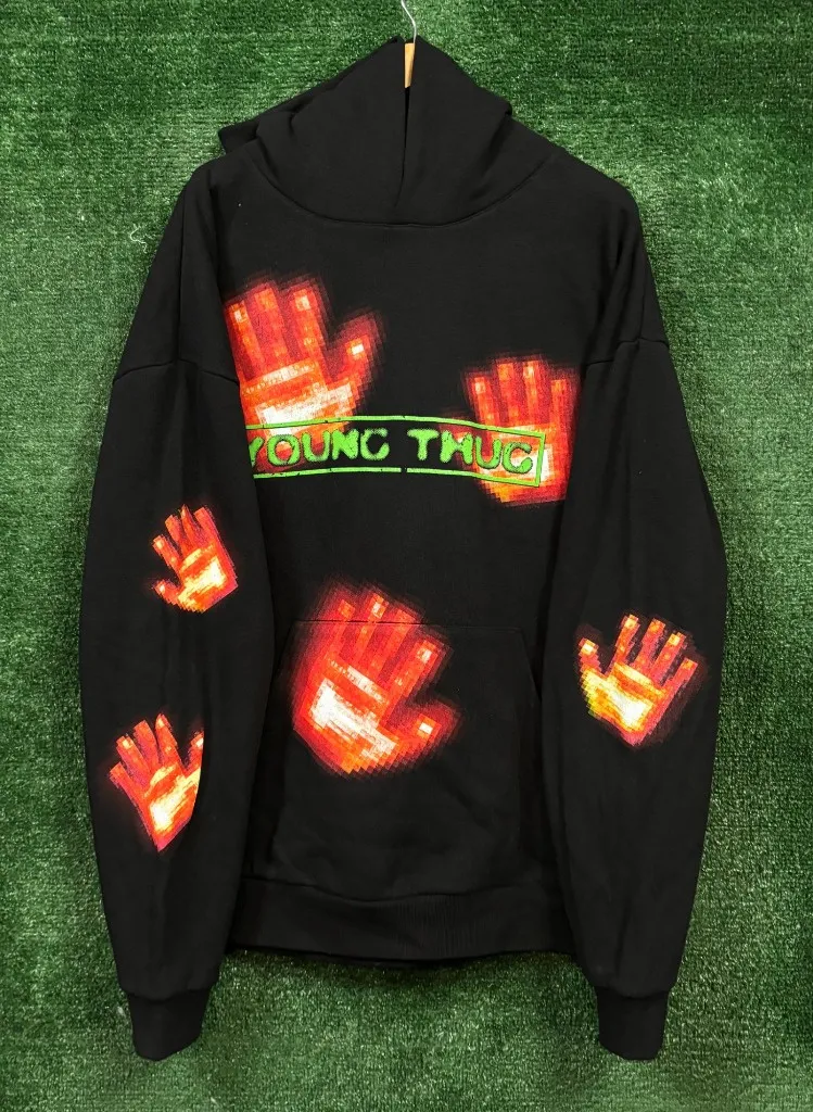 Young Thug UY Scuti Hip-Hop Oversized Hoodie Size Extra Large - Image 1