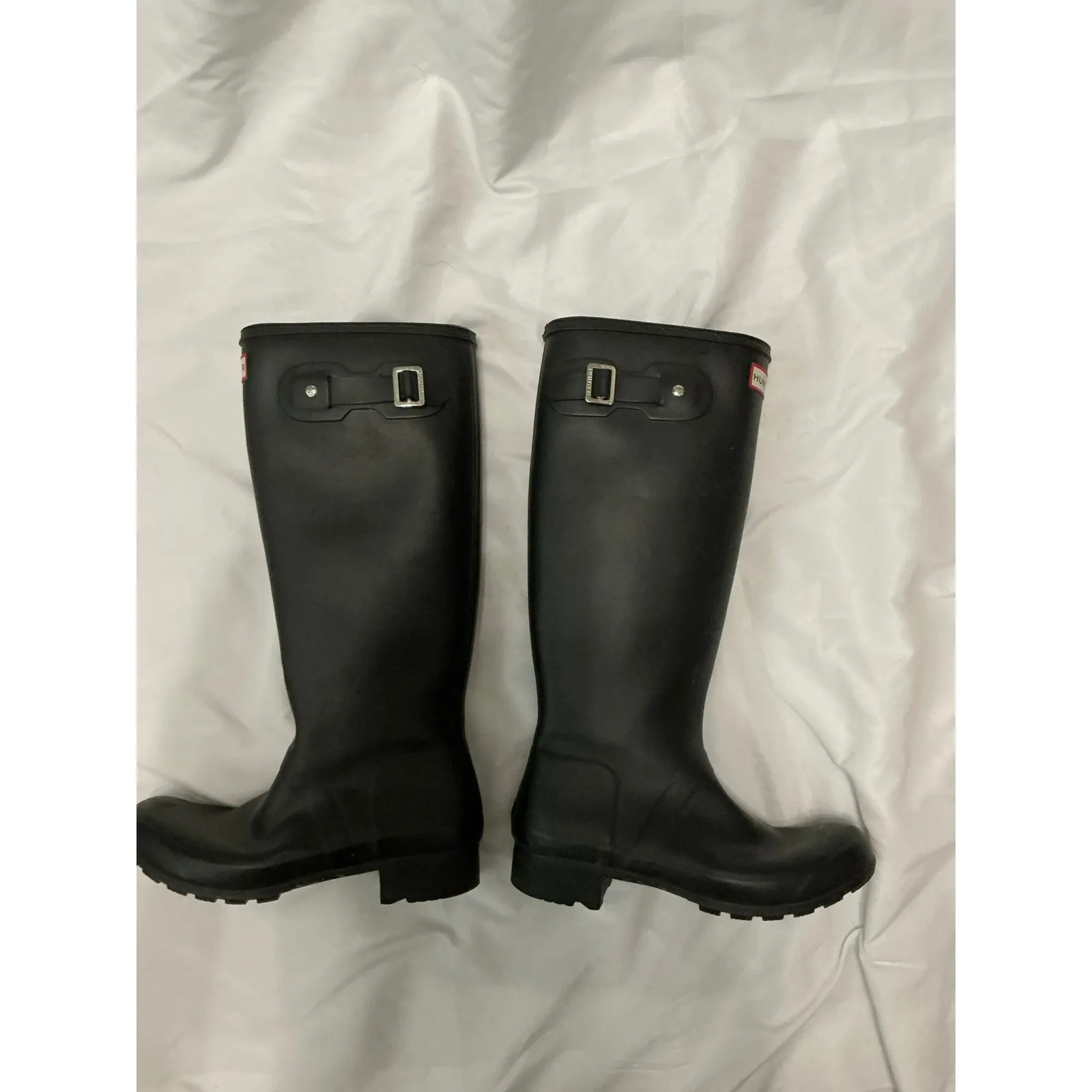 Size 6 Hunter Boots Black - Image 4