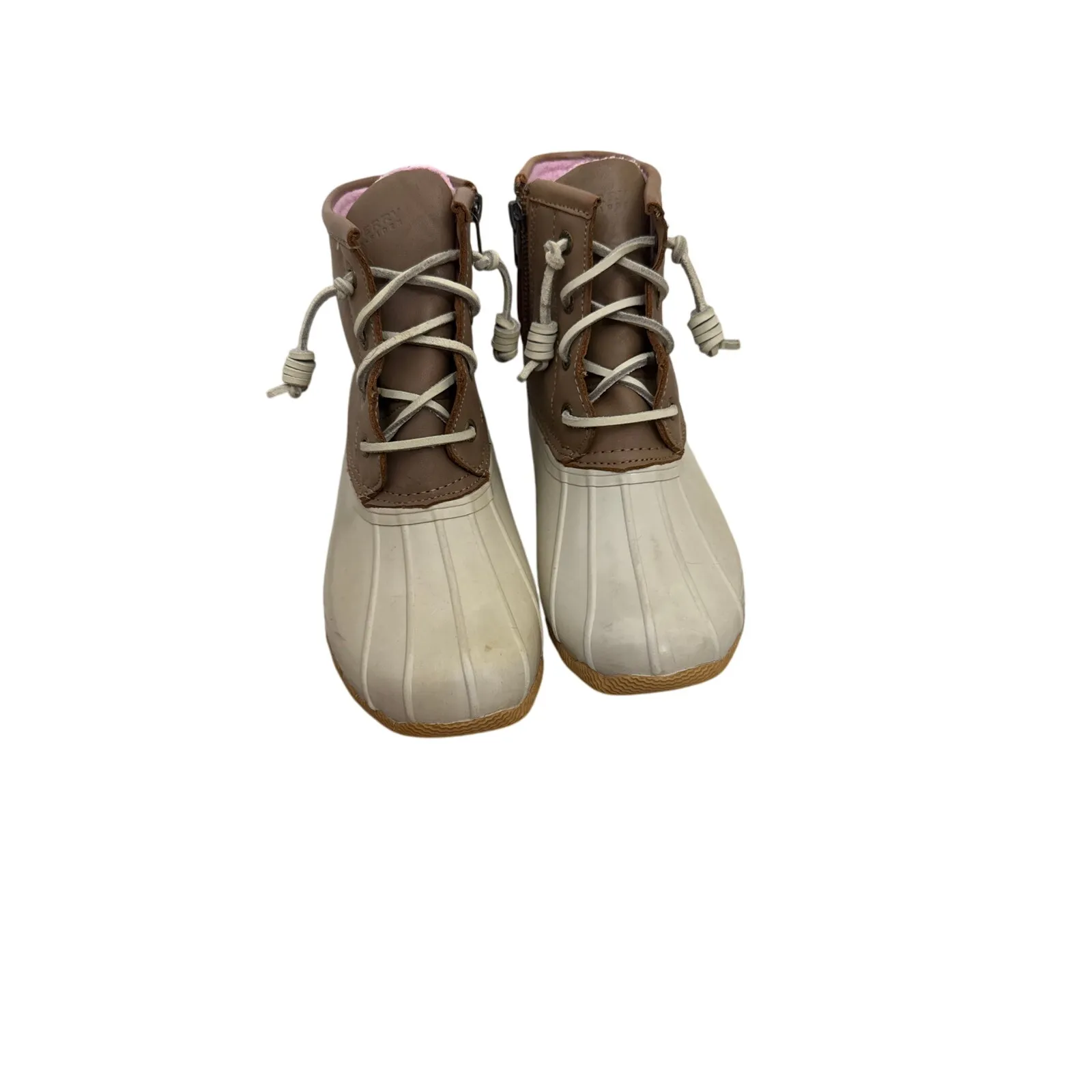 Sperry Duck Boots Tan Waterproof Boots Size Women's 6 - Image 2