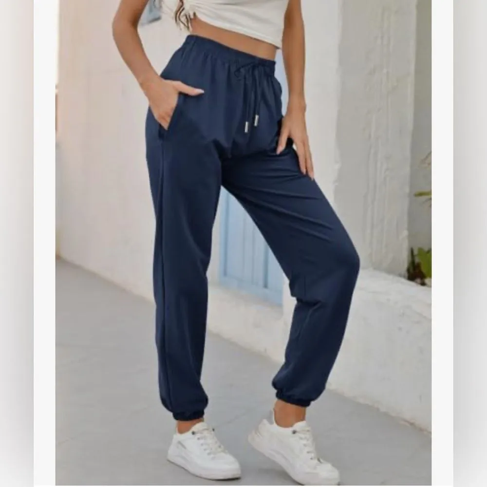 C81 Essentials Blue Joggers Size XL NWT - Image 4