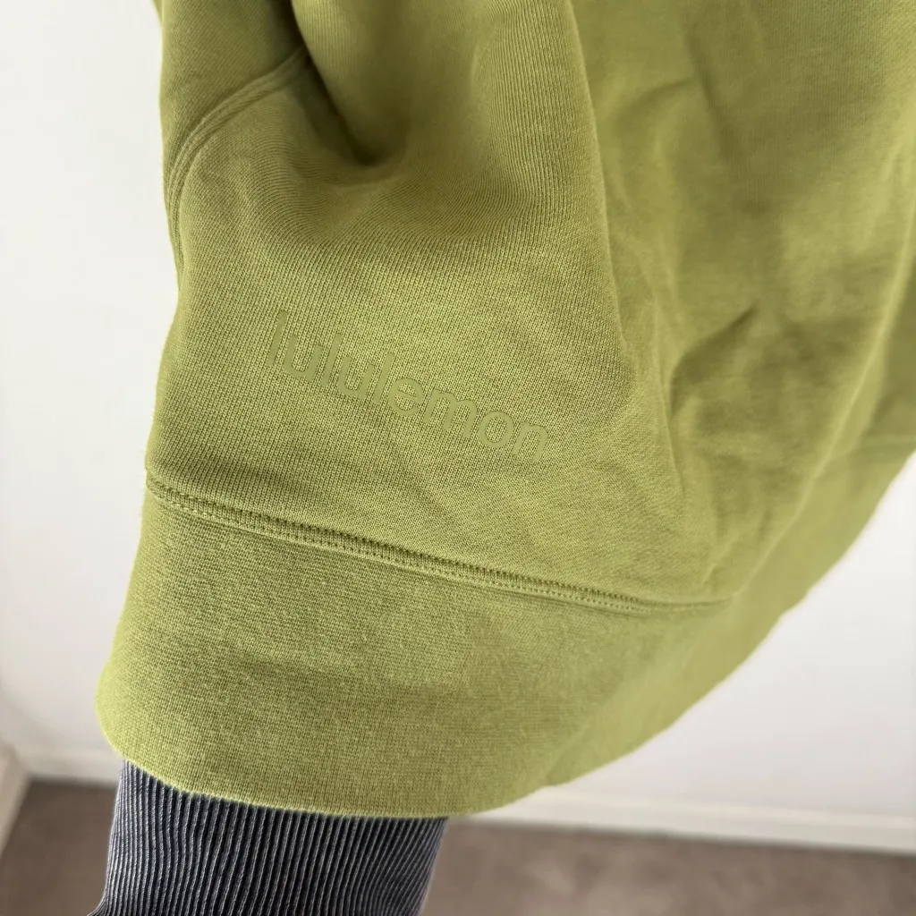 Lululemon Perfectly Oversized Crew Bronze Green - Image 6