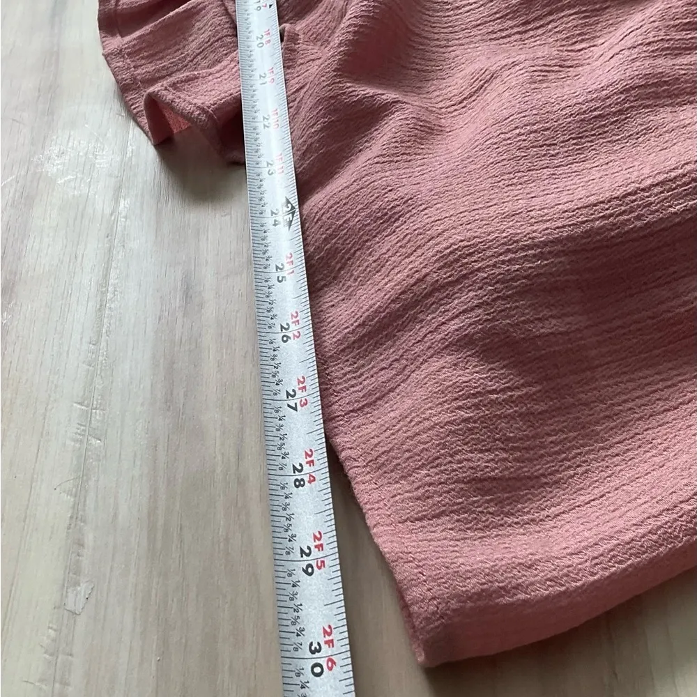 Anthropologie MINE Ruffle and Bow Crinkle Dress Size Large. - Image 14