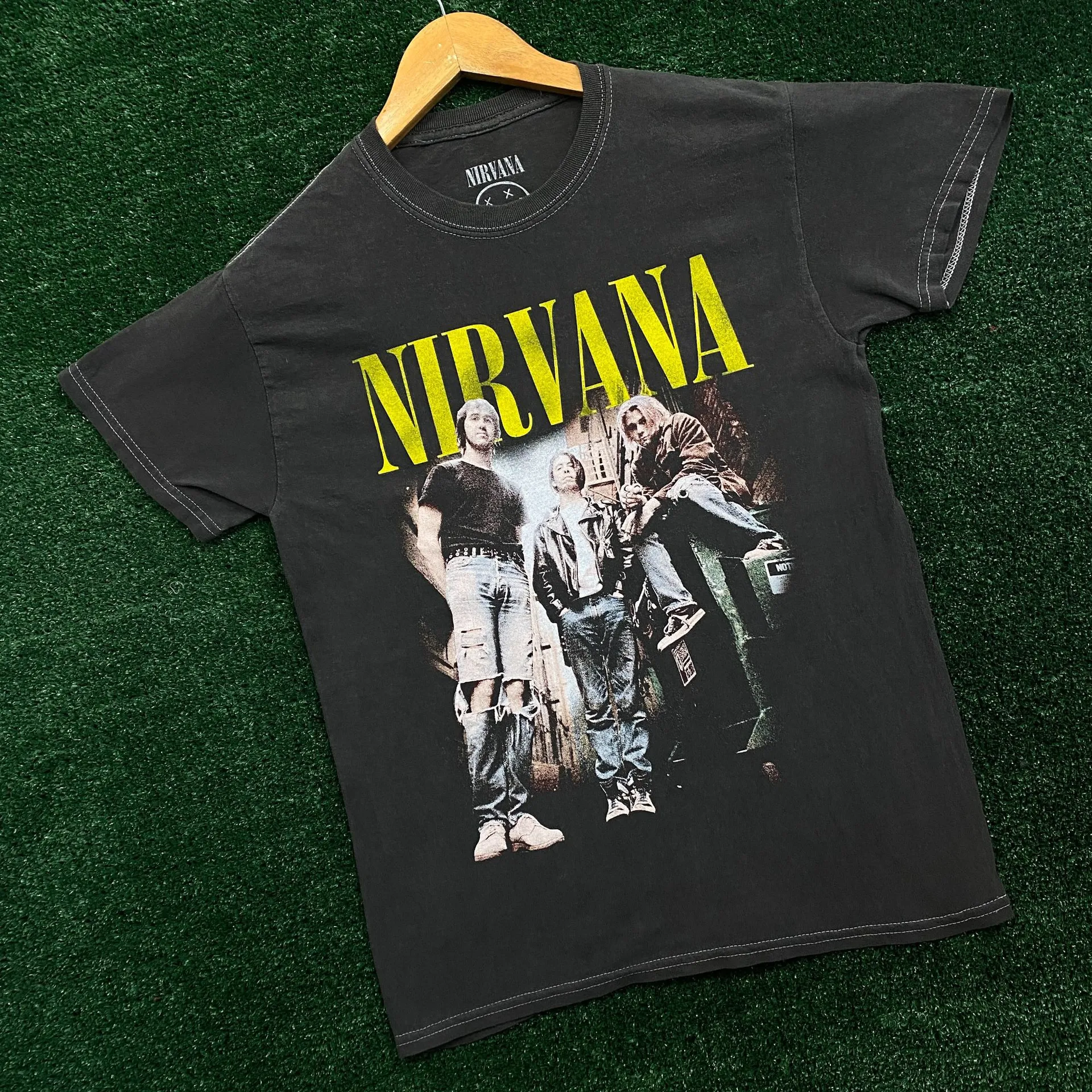 Nirvana Vintage Style Shirt Size Small - Image 2