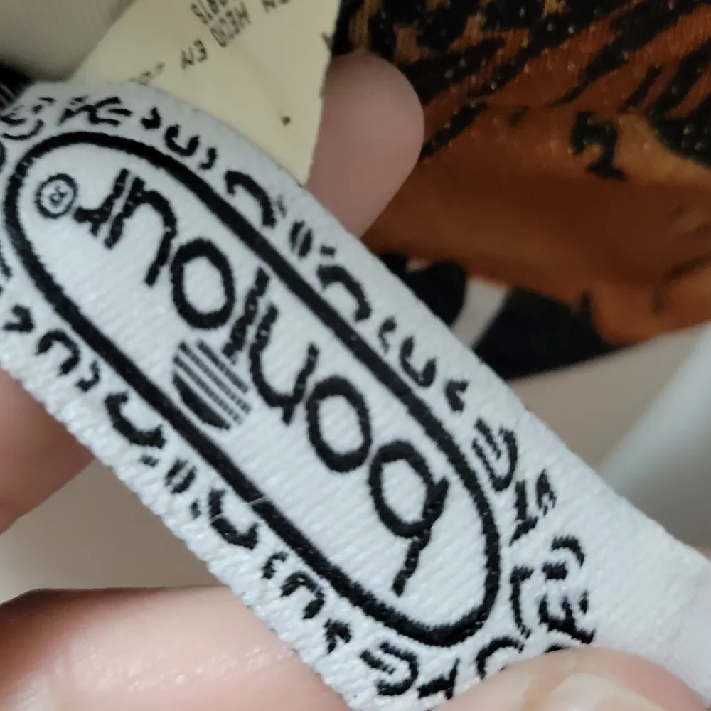 Vintage Bonjour Brazilian animal print feline sports bra size 7 - Image 6