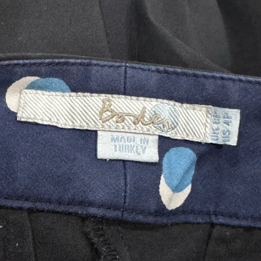 Boden Black Richmond Slacks Pants Women’s 4P Size 8 - Image 2